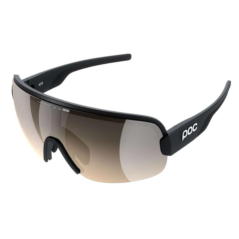 POC Aim Sunglasses - Uranium Black/Clarity Trail Lens