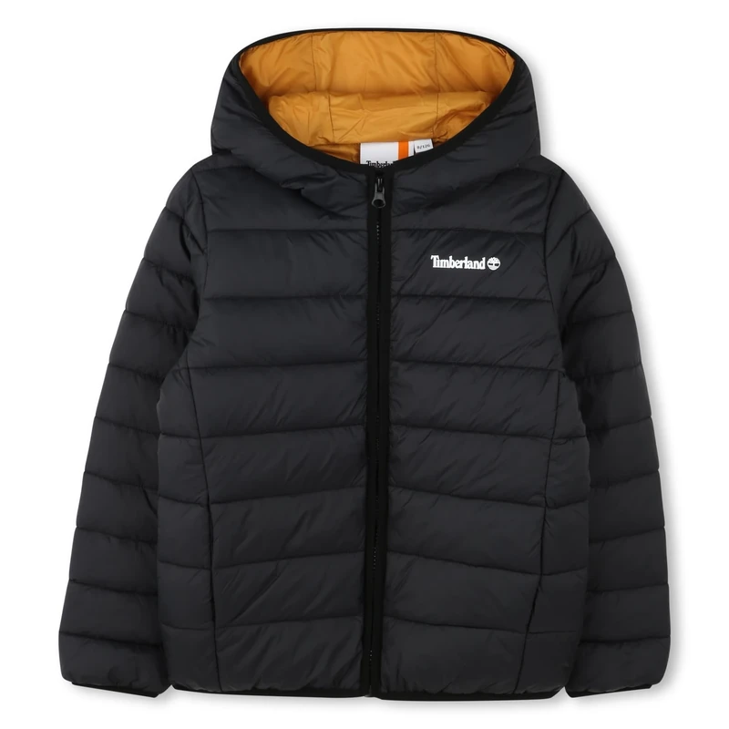 Timberland Puffer Jacket Boy's, Black, 5 Years