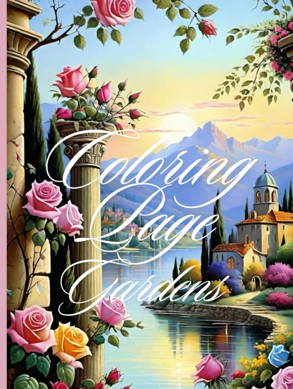 coloring page gardens