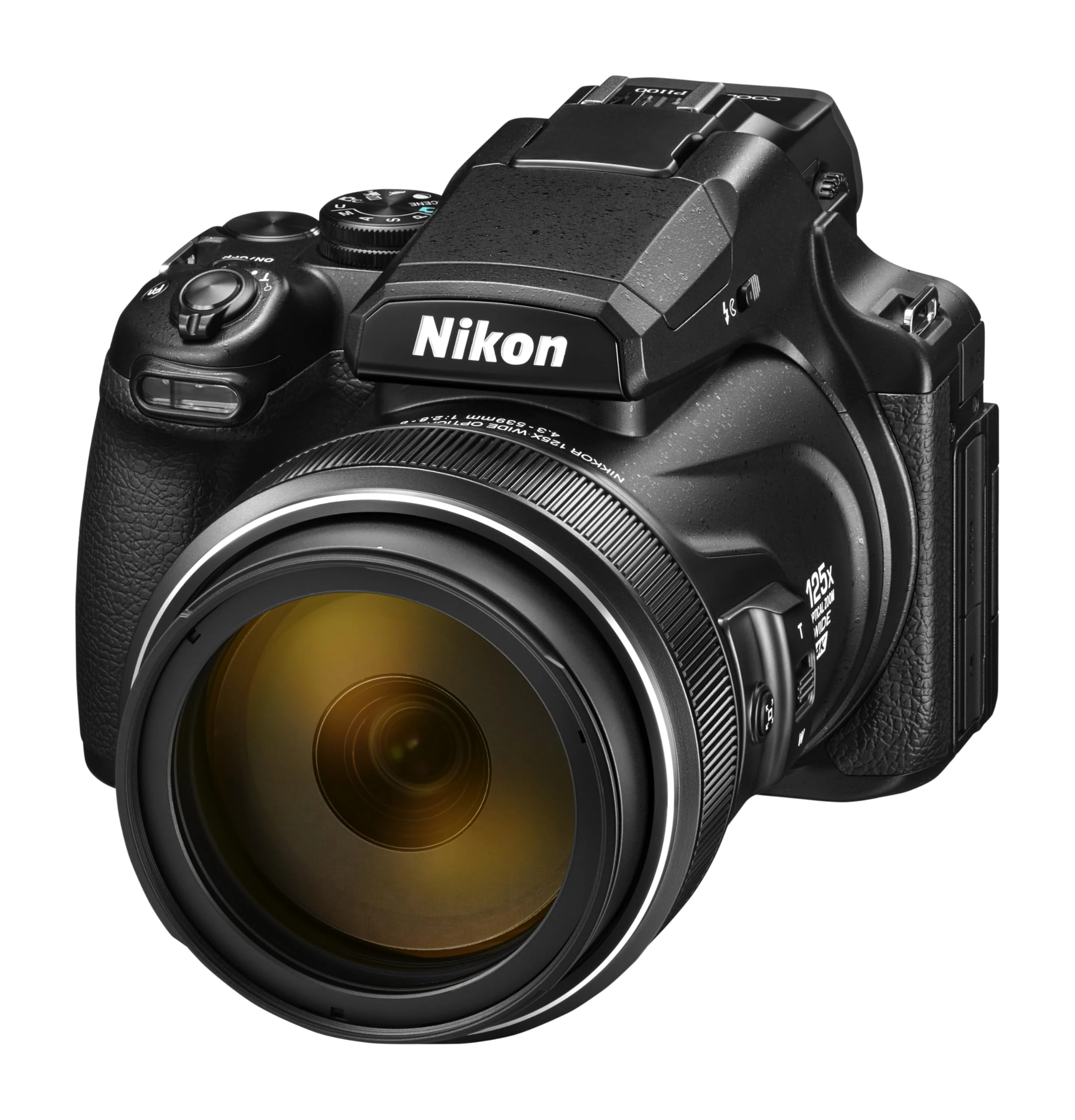 NIkon COOLPIX P1100 Superzoom Digital Camera | 125x Optical Zoom with Image Stabilization 16 MP 4K Ultra HD Video Wi-Fi Connectivity RAW Format and Rotating LCD Screen (Black)