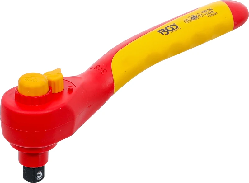 BGS DIY 625 | VDE Reversible Ratchet | 10 mm (3/8") | 1000 V