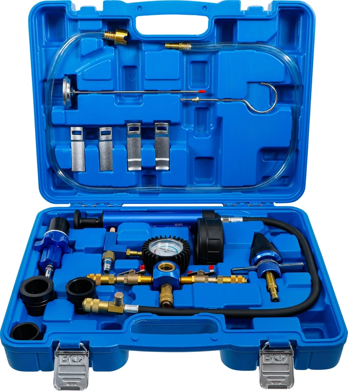 BGS DIY 74405 | Radiator System Pressure Test and Filling Tool Set | 13 pcs.