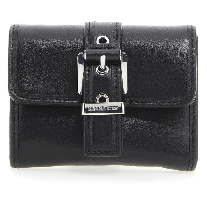 Michael Kors 32T4SBAD5L-001 SM TRIFOLD WALLET Female BLACK Size One Size