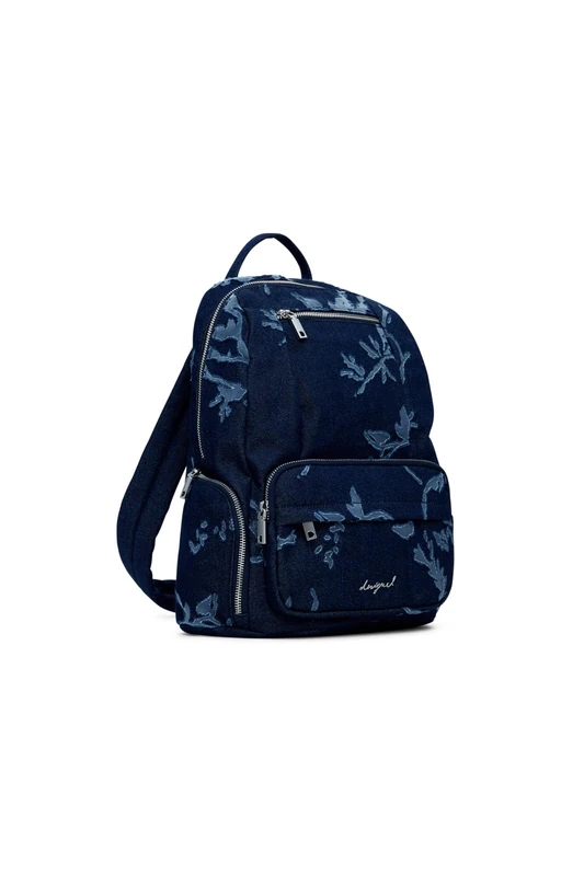 Desigual leisure backpack Chester Denim Kilo Mini Backpack Denim Raw dark blue
