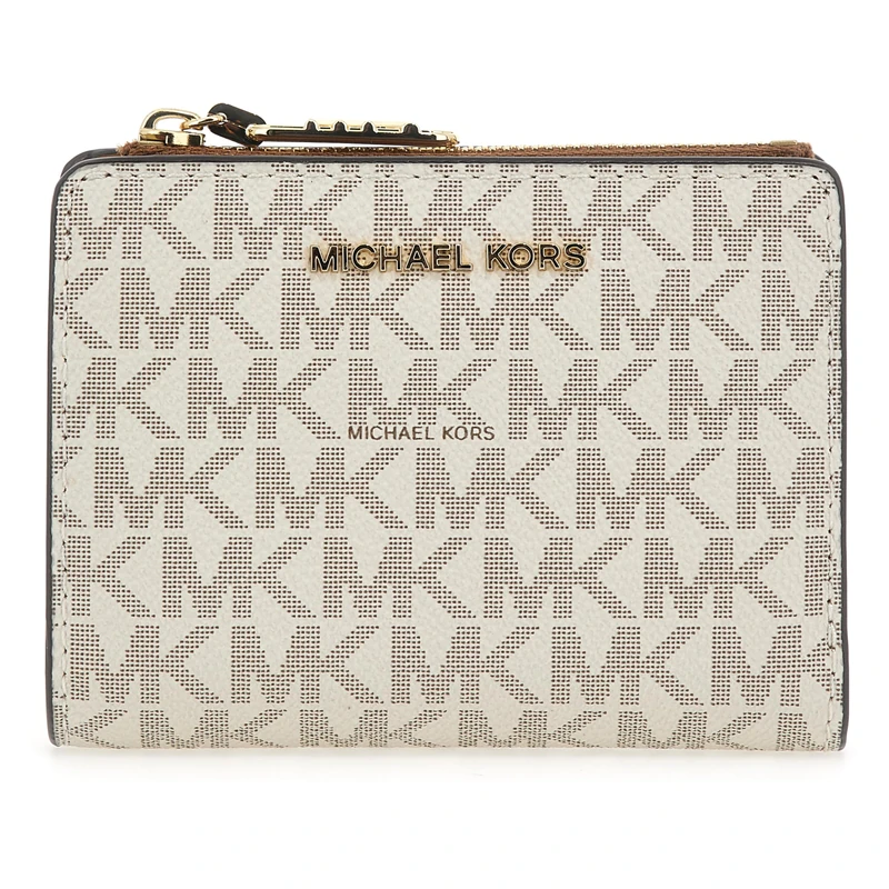 Michael Kors 32S5G8ED7V-149 MD SNAP Coin Billfold Female Vanilla/LUGG Size One Size