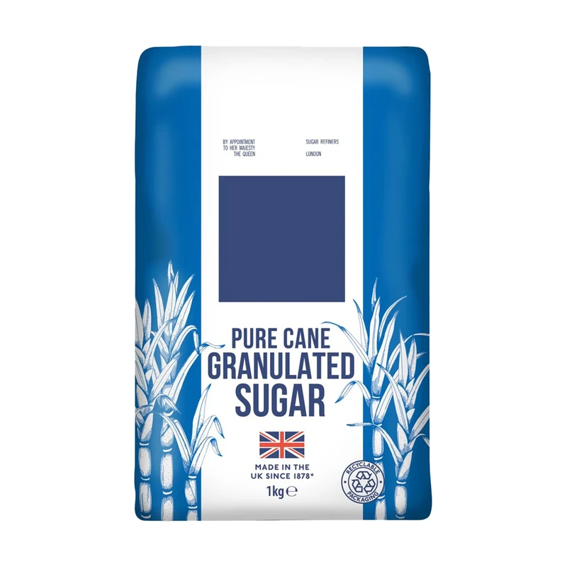 Granulated Sugar 1kg | Pure Cane Sugar for Baking, Cooking & Beverages | Perfect for Everyday Use | Packed by Saras Foods UK