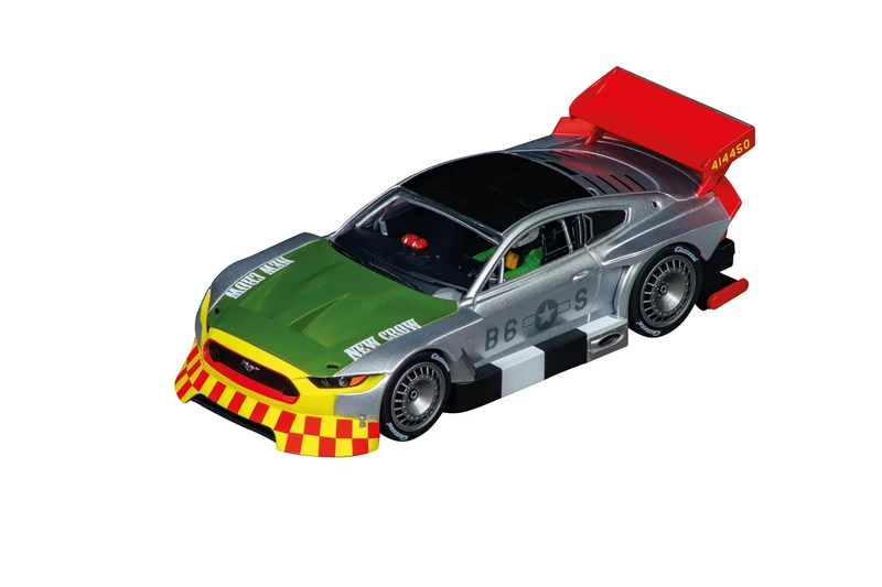 Carrera Evolution 20027822 Ford Mustang GTY New Crow I 1:32 Scale Slot Car I With Working Front & Rear Lights I Suitable For Ages 8 Years+