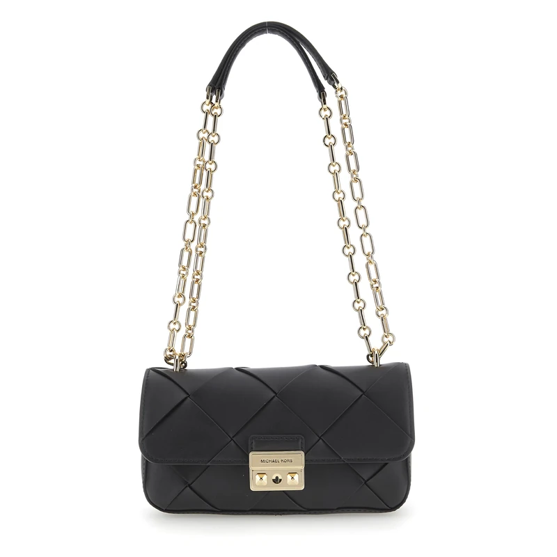 Michael Kors SM CONV CHAIN SHLDR Black Shoulder Bag