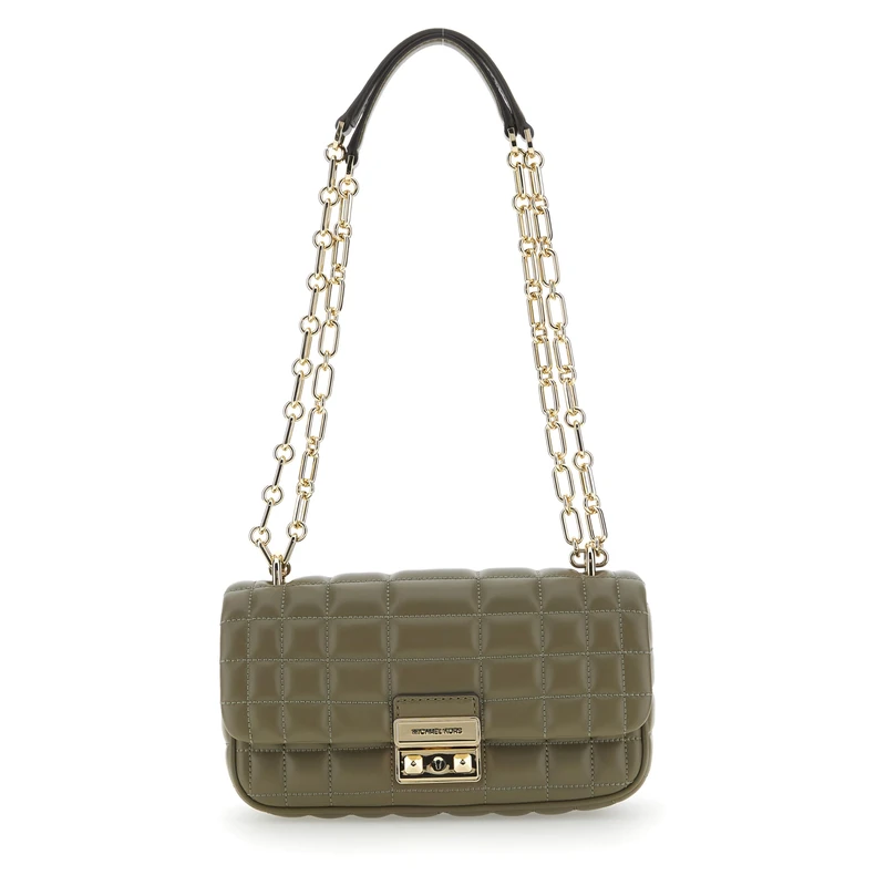Michael Kors 30R4G2RL5L-367 SM CONV CHAIN SHLDR Female SAFARI GREEN Size One Size
