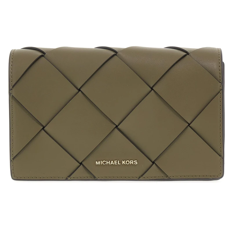 Michael Kors 32S5GJ6C8L-367 MD FLAP CHN XBODY Female SAFARI GREEN Size One Size