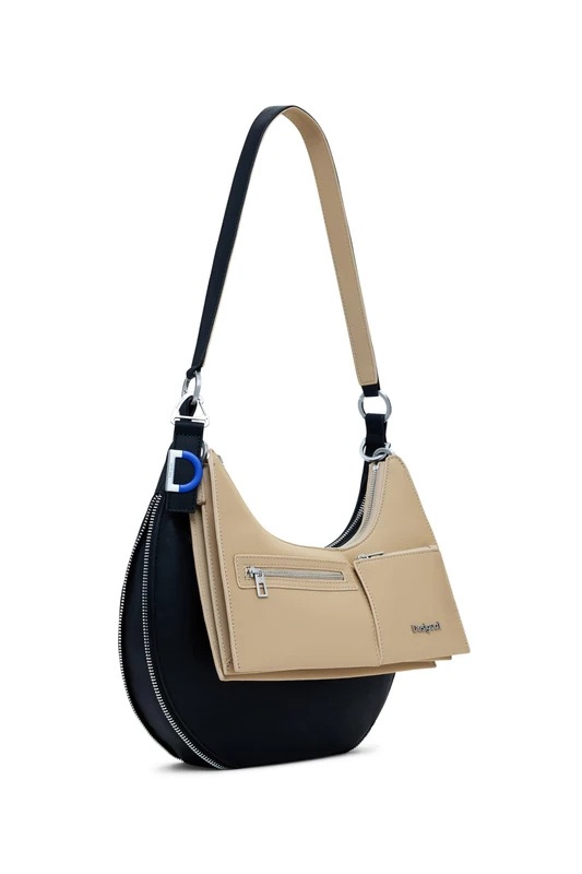 Desigual cross body bag Delta Lyra Shoulder Bag Black