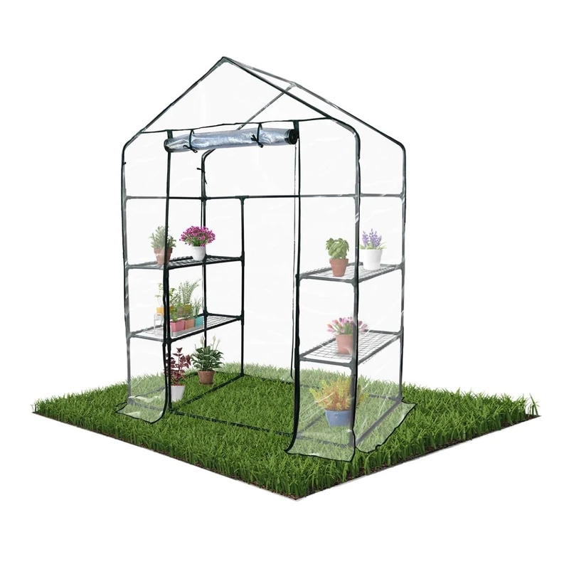 Mobiclinic Garden Greenhouse 143 x 73 x 195 cm with 4 Shelves