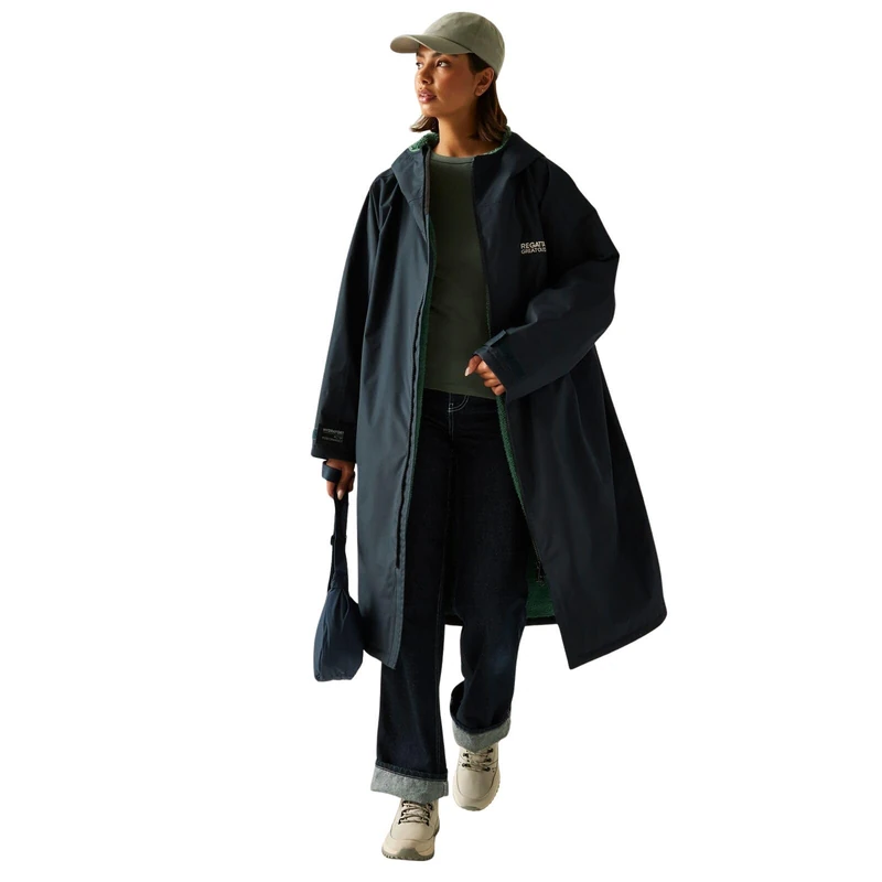 Regatta Mens Womens Waterproof Changing Robe Oversized Fleece Lined Windproof