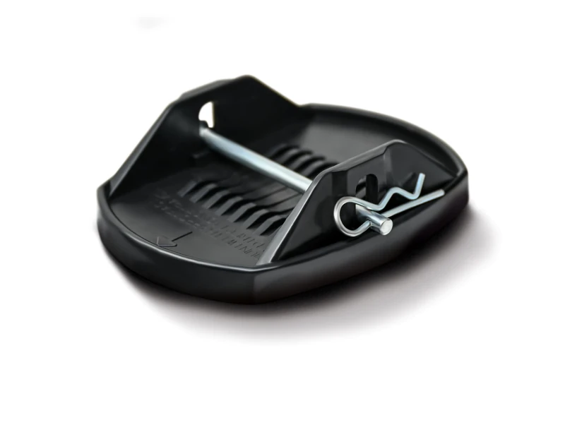 Maypole Premium Caravan Jack Pad Set of 4, Metal Pin