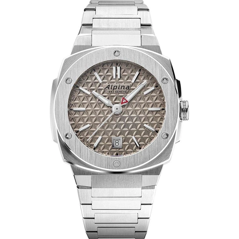 Alpina Unisex's Analogue Swiss Quartz Watch with Stainless Steel Strap AL-220BG2AE6B