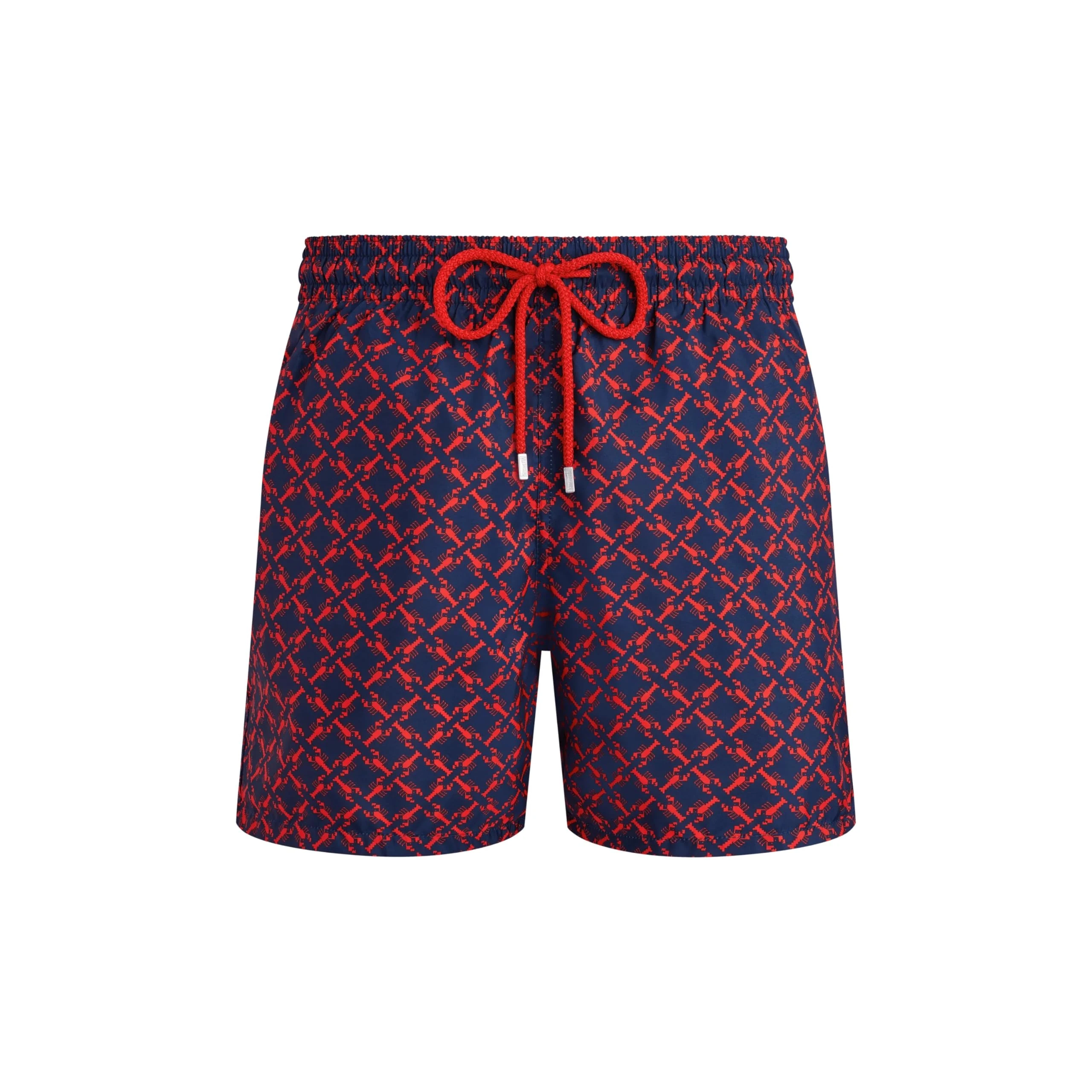 Vilebrequin, Ultra-Light and Packable Swim Shorts Homard Pixel, XL, Navy