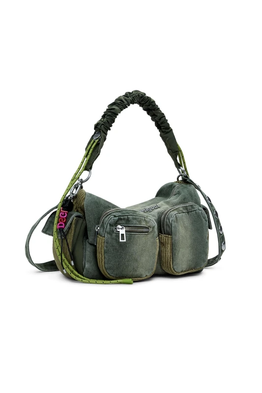 Desigual BAG_BRAVO_HYBRID DENIM HAB, 4092 KAKI, U
