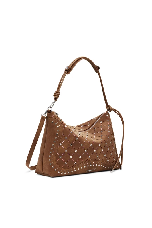 Desigual cross body bag Leiria Yankee Shoulder Bag Camel brown