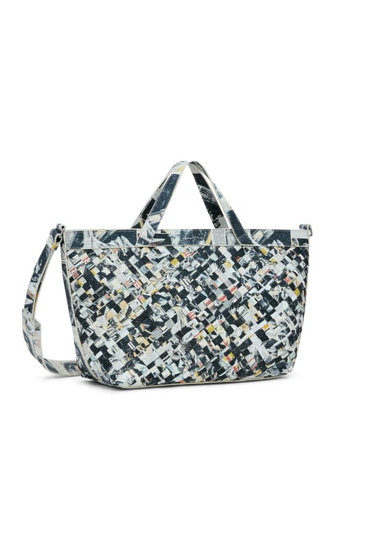 Desigual Foxtrot Caristo Medium Braided Shopper Bag 25WAXP65