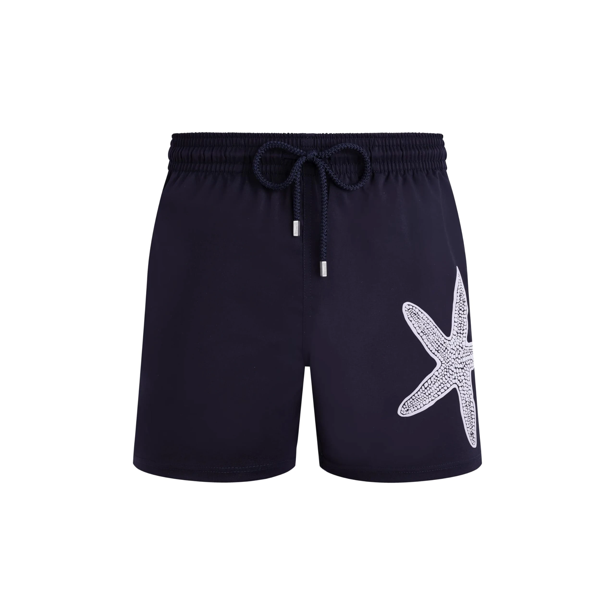 Vilebrequin, Stretch Short Swim Shorts Placed Starlette, L, Navy