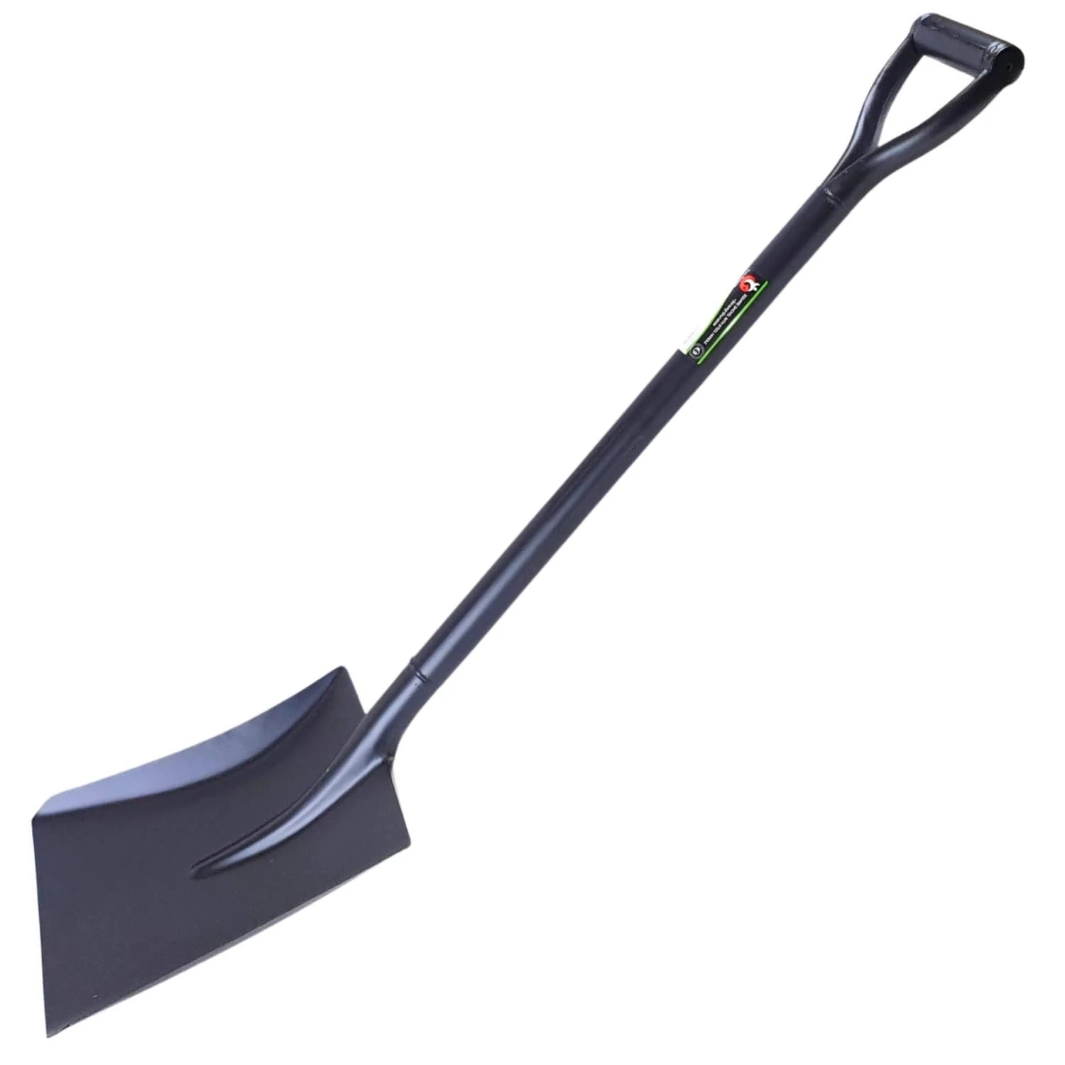 Easy Shopping® Black Full Metal Shovel/Spade for Gardening, Digging, and Builder Work, Square Head, D -Grip Handle Light Wight
