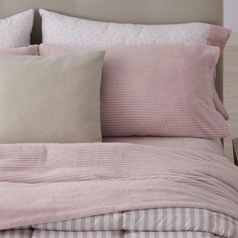 Burrito Blanco Coral Bedding Set, Nude, Ancho de 180