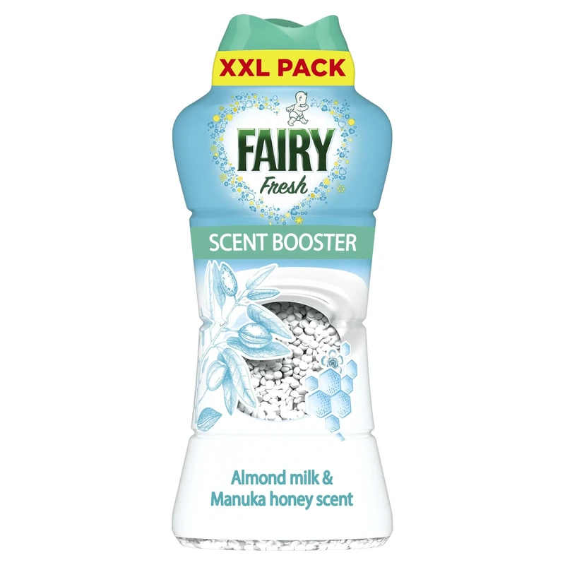Fairy Fresh Fabric Conditioner Almond Milk & Manuka Honey 61 Washes, 735g, Mild Freshness That Lasts, For Sensitive Skin