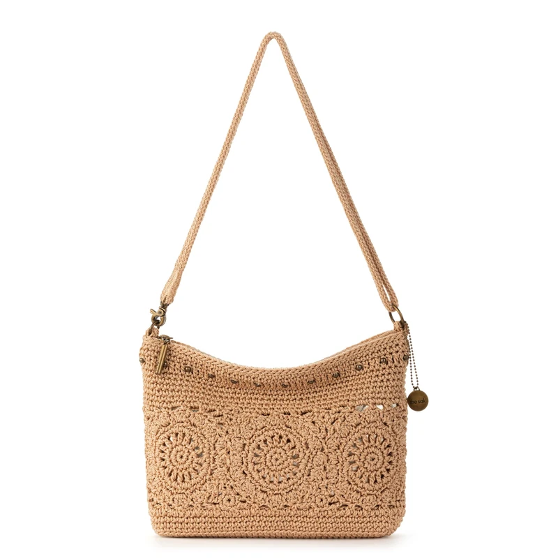 The Sak Lumi Convertible Crossbody Purse - Women's 3-in-1 Handbag for Everyday & Travel -Small Clutch Bag With Zipper Closure, Bamboo Medallion, One Size