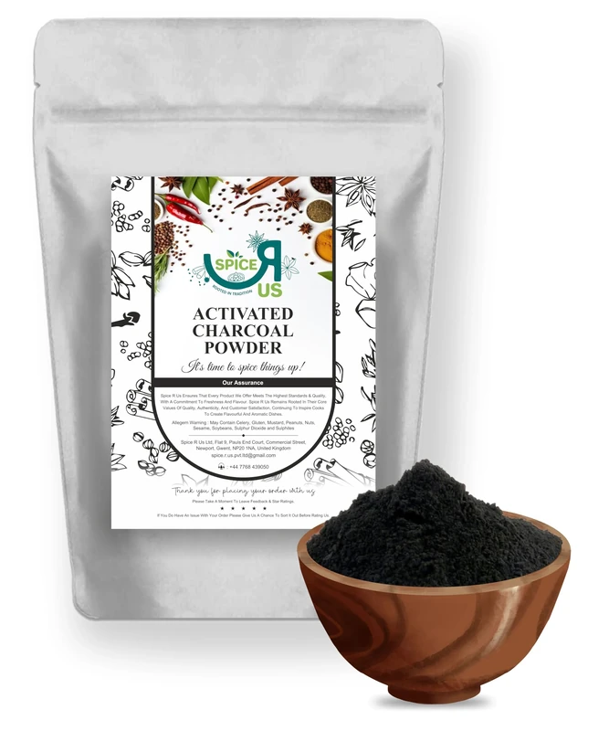 Activated Charcoal Powder Natural Food Grade Premium Quality 25g-1900g (450g) - Image 1
