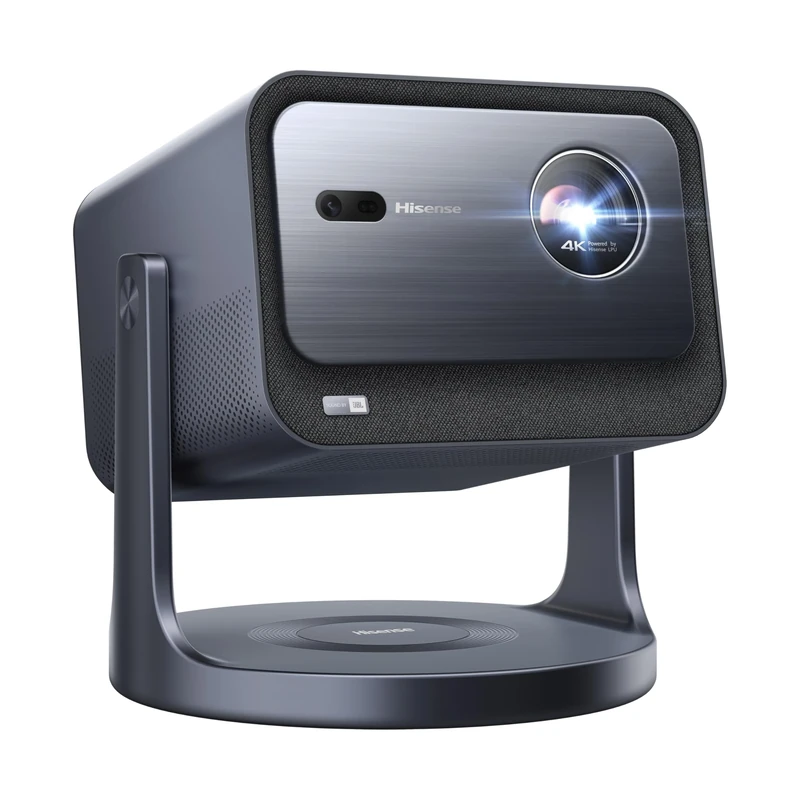 Hisense 4K Trichroma Mini Laser Projector C2TUK 65-300'' Proejection Size, Triple Colour, Dolby Vision&Atmos, JBL Audio and VIDAA Smart OS, and Netflix, YouTube, Prime Video