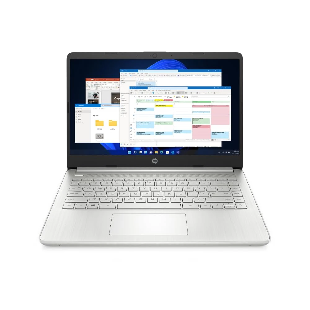 HP 14s-dq5014na Intel Core i7-1255U Laptop 14" Full HD 8GB DDR4-SDRAM 512GB SSD Windows 11 Home - Silver - A20JLEA#ABU