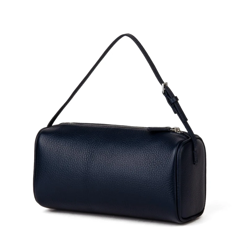 DONNAIN Premium Full-Grained Leather Crossbody Purses for Women, Hobo Bags for Women Crossbody with Adjustable Strap (Navy)