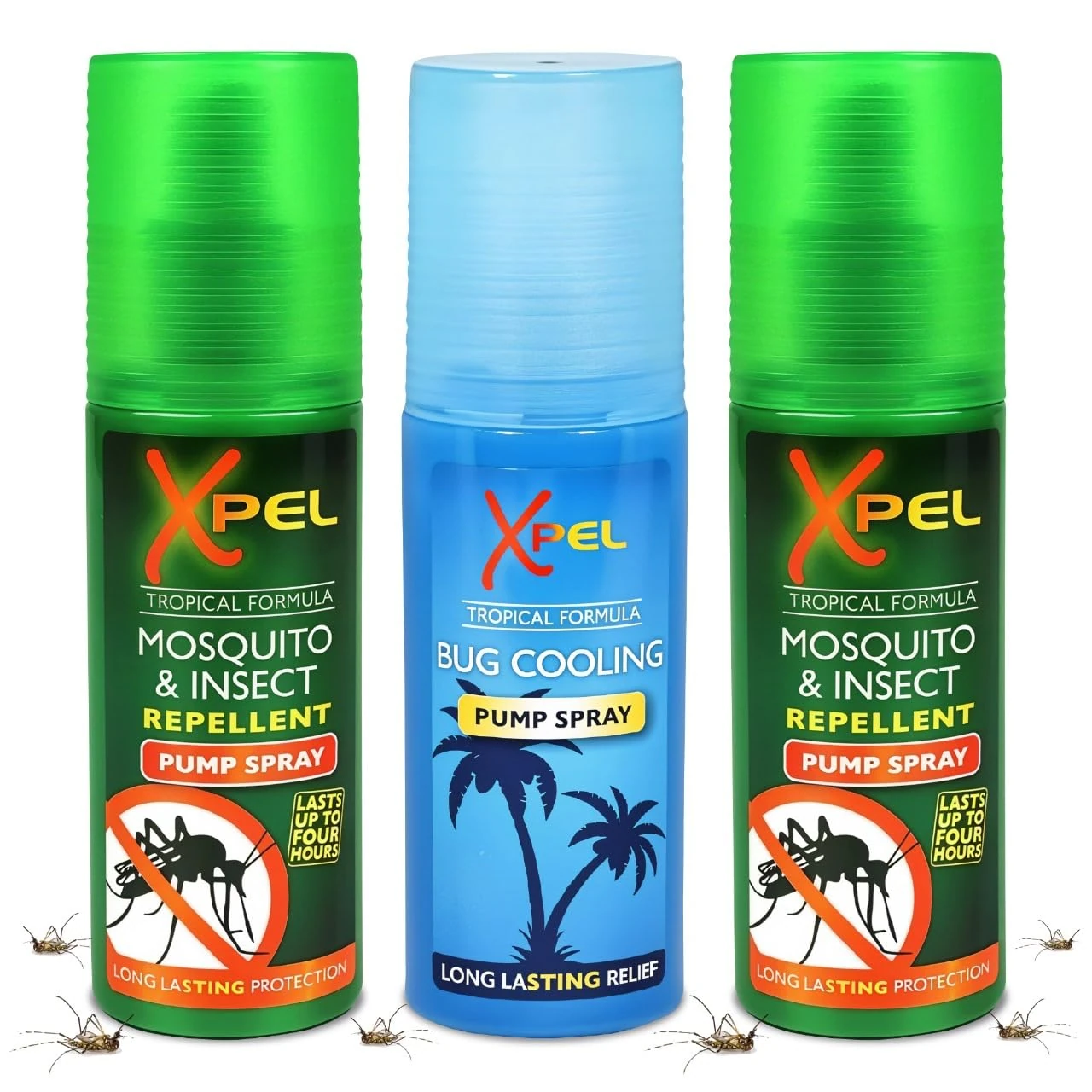 Mosquito & Insect Repellent Spray 70ml – 3 Pack | After Bite Cooling Spray for Bites & Stings | Anti-Itch, Fast-Absorbing Formula | Skin Safe Protection from Flying Insects