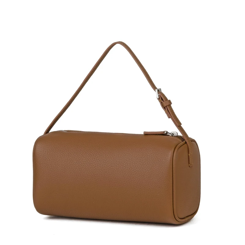 DONNAIN Premium Full-Grained Leather Crossbody Purses for Women, Hobo Bags for Women Crossbody with Adjustable Strap (Caramel)