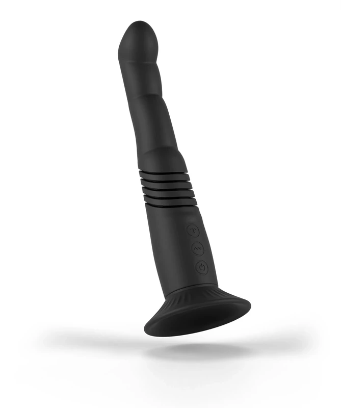 Couples Choice G and P-Spot Thrusting Fing Vibrator Black 23.0-26.0 cm