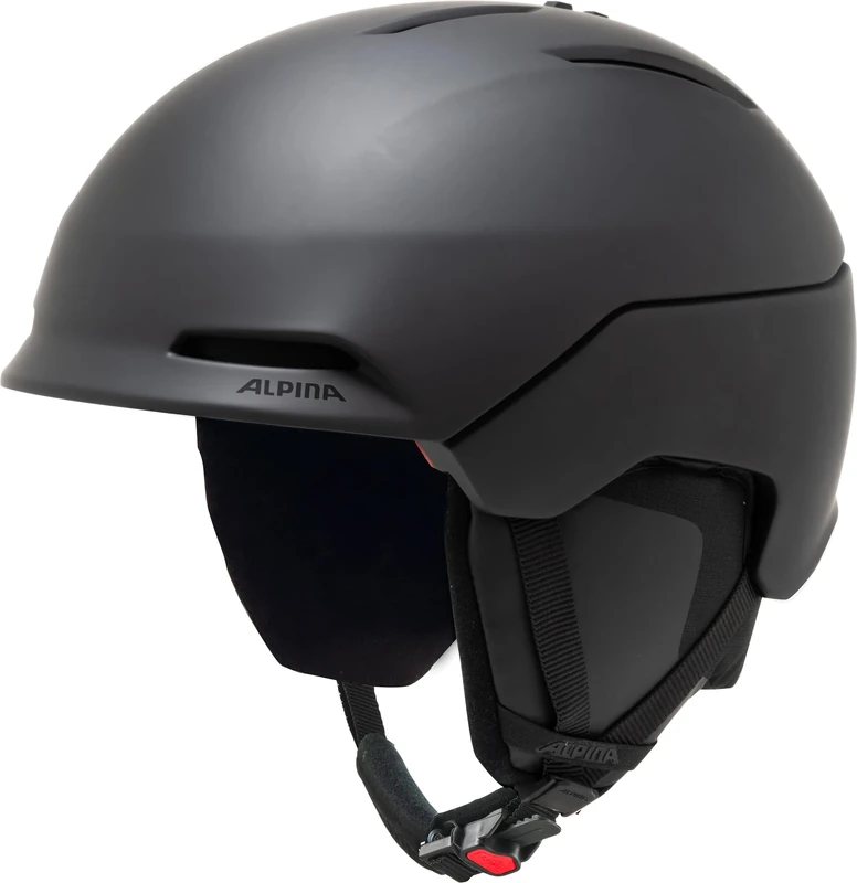 Alpina Nax and safe helmet with washable padding, reinforced protection, adjustable vents, optimal comfort, black matt, 59-63