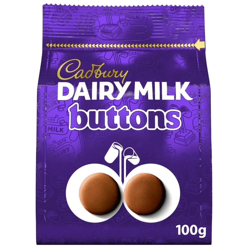 Cadbury Dairy Milk Buttons Chocolate Pieces 100 Gr