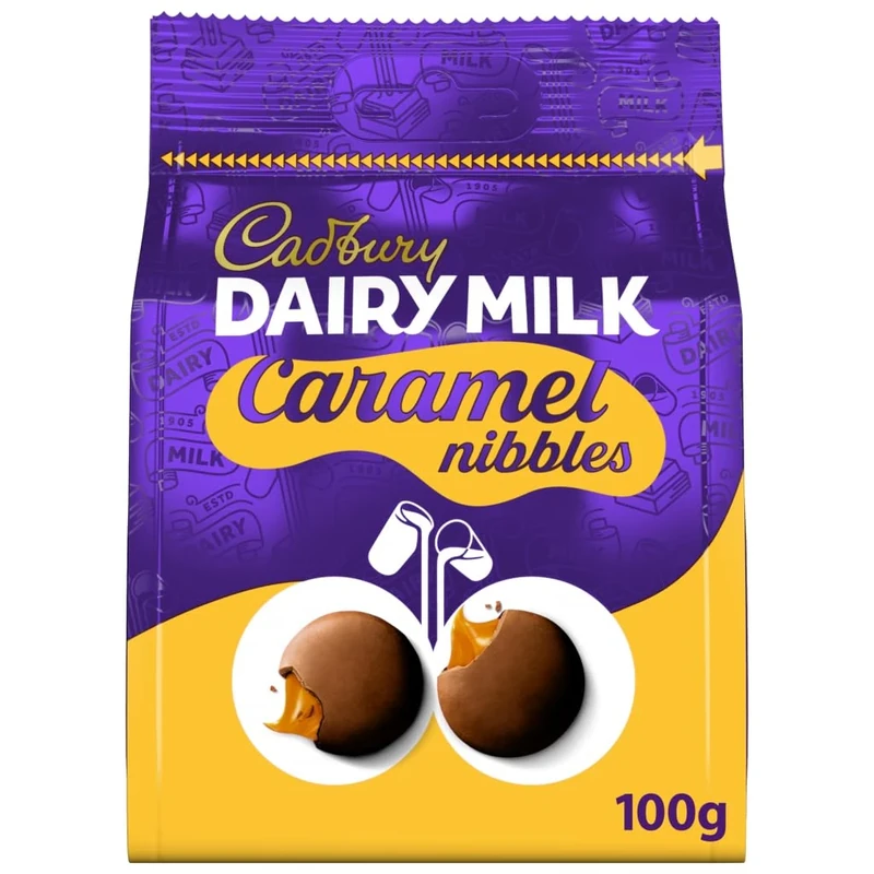 Cadbury Dairy Milk Caramel Nibbles Chocolate 100 Gr