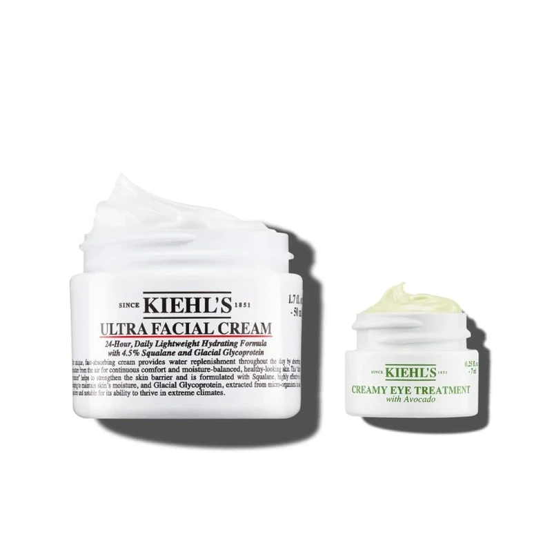 Kiehl's Ultra Facial Cream, Face Moisturiser For Women & Men, Suitable for All Skin Types, Fragrance-Free, 50Ml + Gift