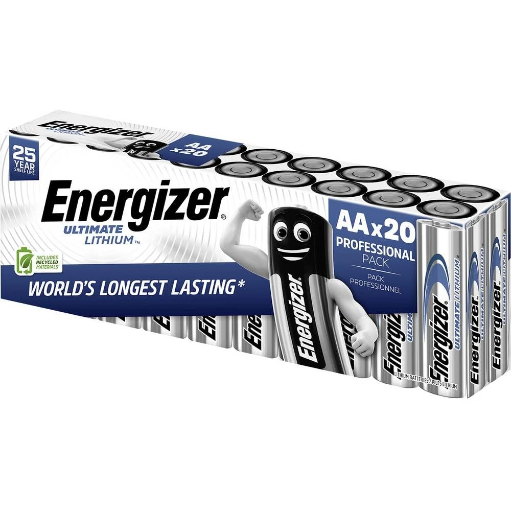 Energizer Ultimate FR6 Mignon (AA) battery Lithium 3000 mAh 1.5 V 20 pcs.