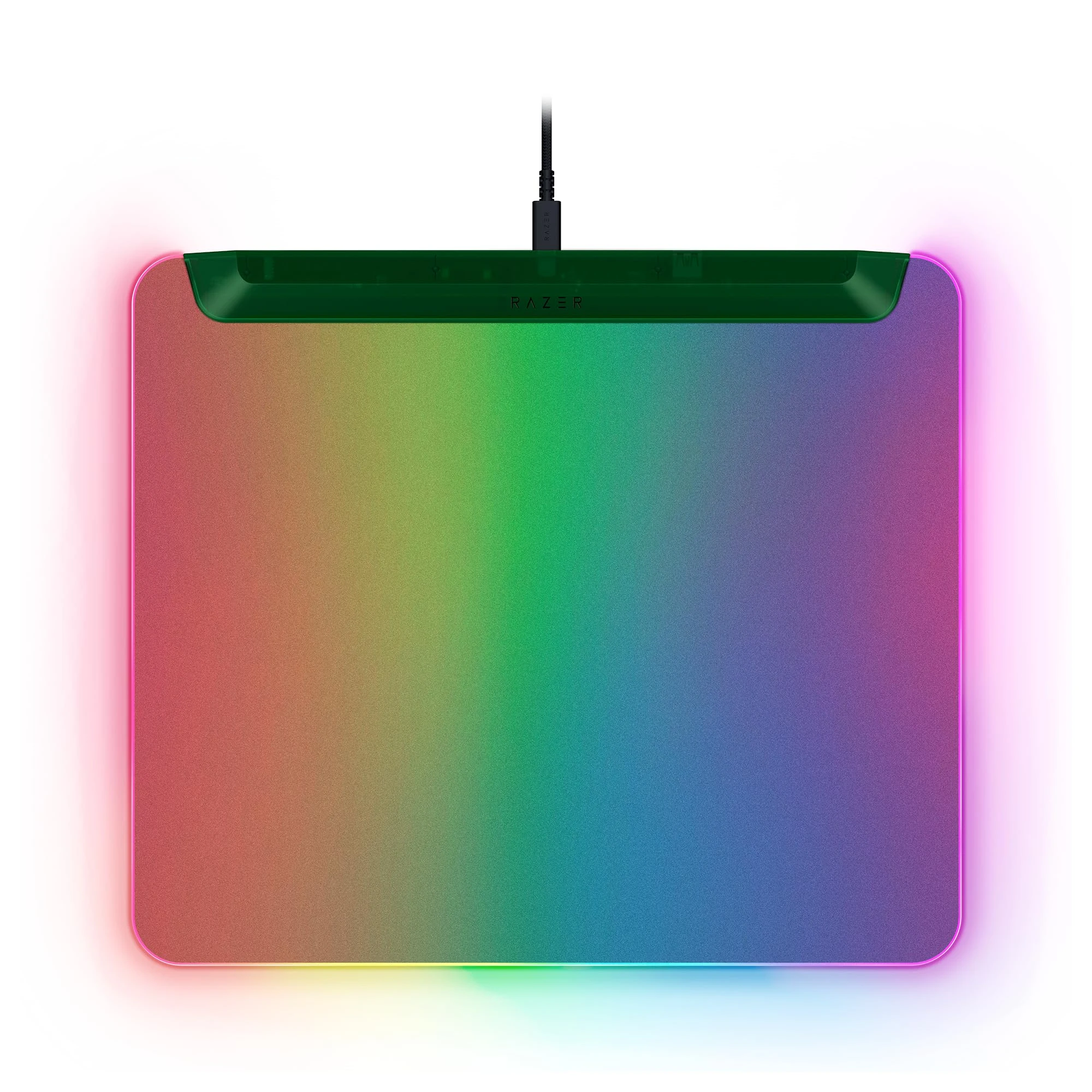 Razer Firefly V2 Pro Phantom Green Edition - Fully Illuminated Gaming Mouse Mat with Chroma RGB (USB 2.0 Port, Micro-Textured Surface, Anti Slip Base) Phantom Green