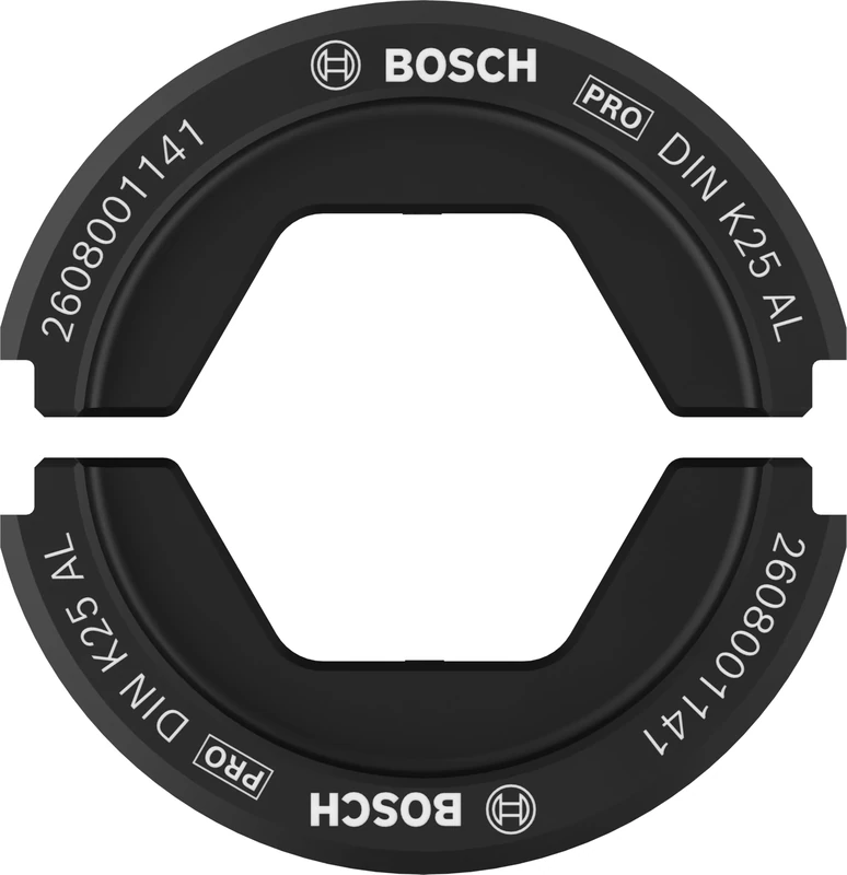 Bosch 1x PRO Crimping Die Aluminium (67 x 45 mm, Professional Accessory Crimping Tools)