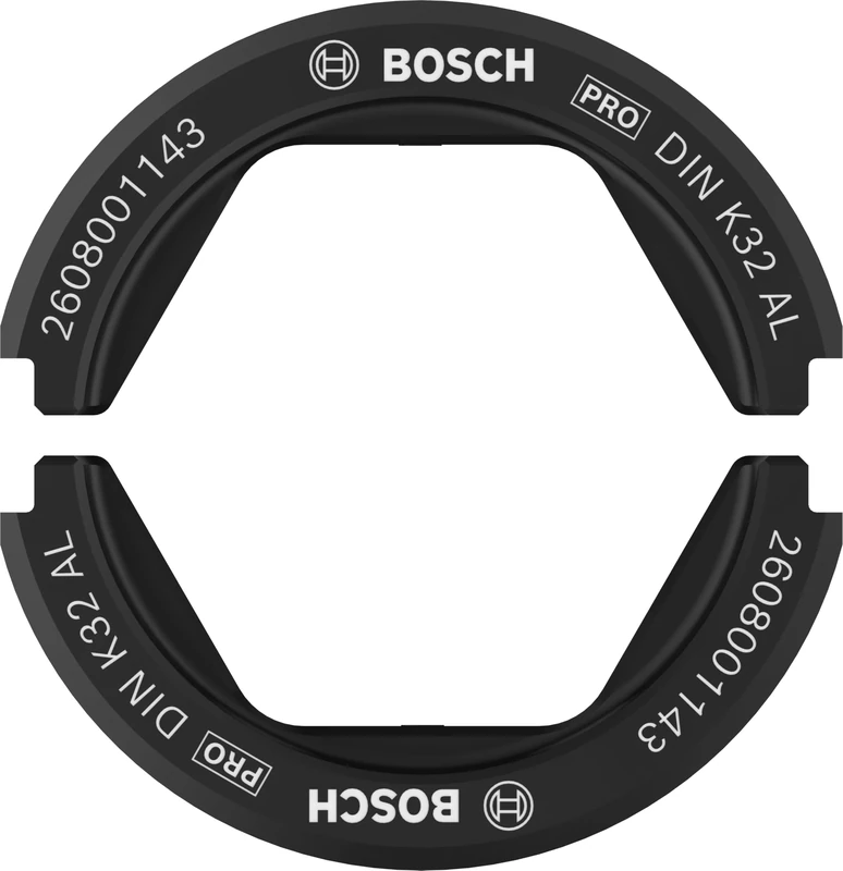 Bosch 1x PRO Crimping Die Aluminium (67 x 45 mm, Professional Accessory Crimping Tools)