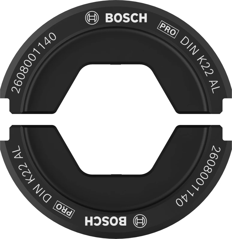 Bosch 1x PRO Crimping Die Aluminium (67 x 45 mm, Professional Accessory Crimping Tools)