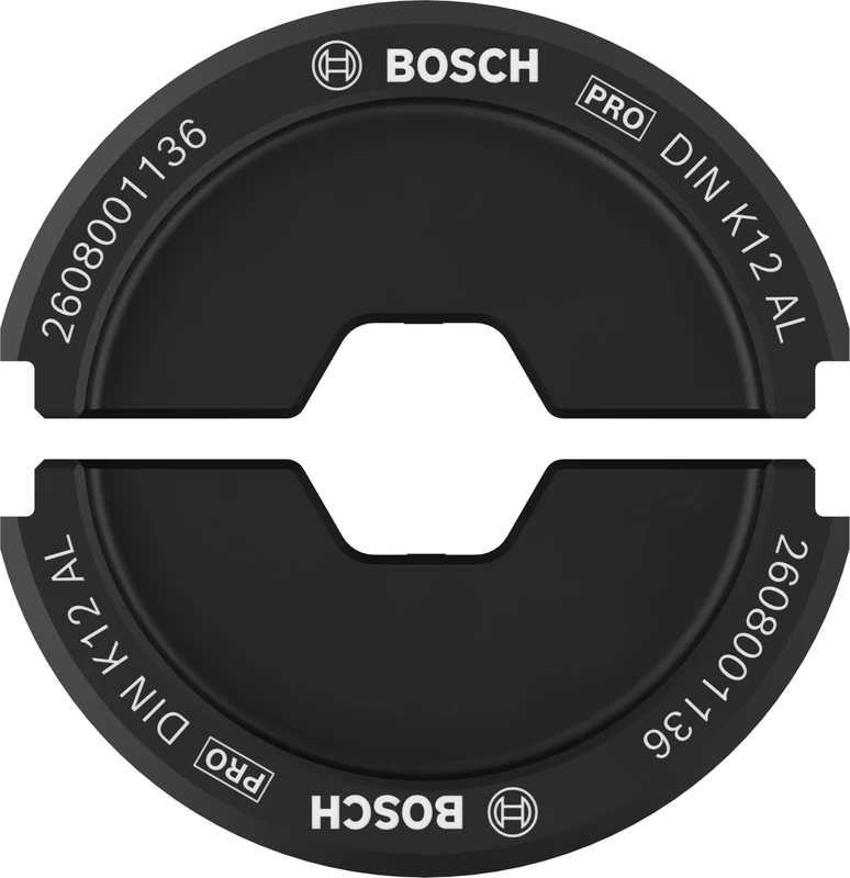 Bosch 1x PRO Crimping Die Aluminium (67 x 45 mm, Professional Accessory Crimping Tools)