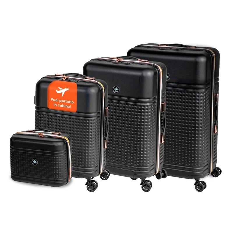 Avilia Trolley Set Various Colours, Black, nd