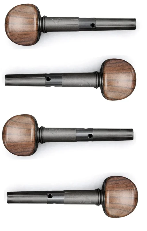 Wittner 272131S04-P, set of 4 cello fine tuning pegs, for 1-2-1-4 cello, Ø 10.8-1:25, rosewood colour, pack of 4, Made in Germany