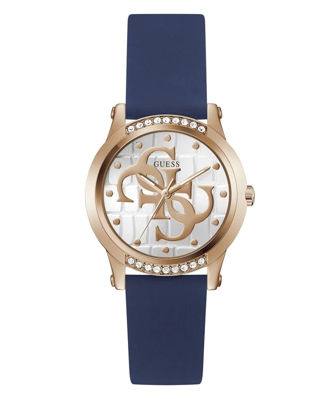 Guess Women's Analogue Quarz Watch with Silicone Strap GW0860L2