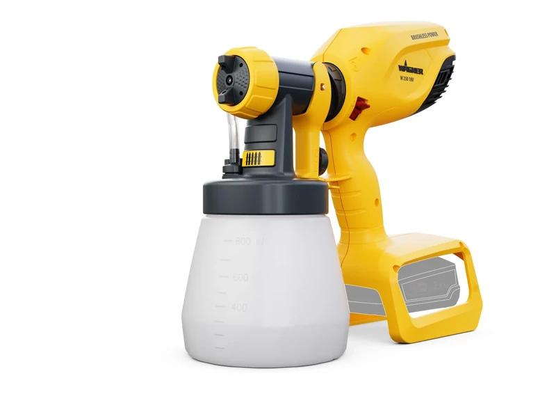 WAGNER Cordless paint sprayer Wood&Metal Sprayer W250 18 V (Battery and charger are NOT INCLUDED) for wood and metal paints, container 800 ml