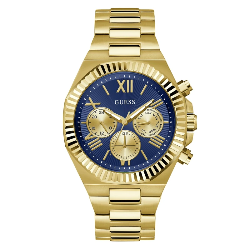 RELOJ GUESS - EQUITY Cuarzo / 5 ATM Color esfera: Azul Tamaño de la caja: 44,00